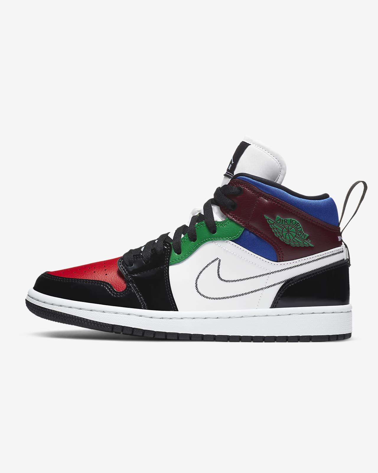 לצפייה במוצר AIR JORDAN 1 MID (Se) - OLIVE/OFF-WHITE/NEON ORANGE